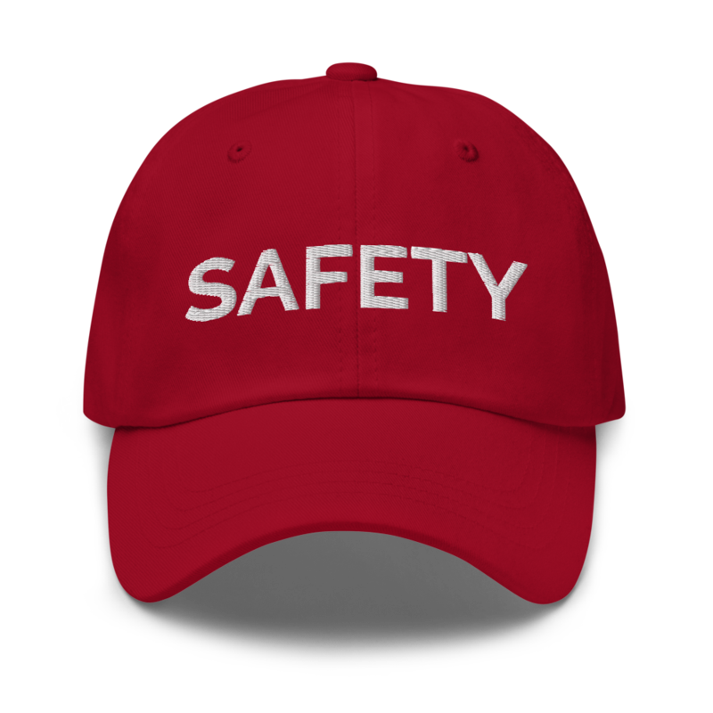 Safety Hat - Cranberry