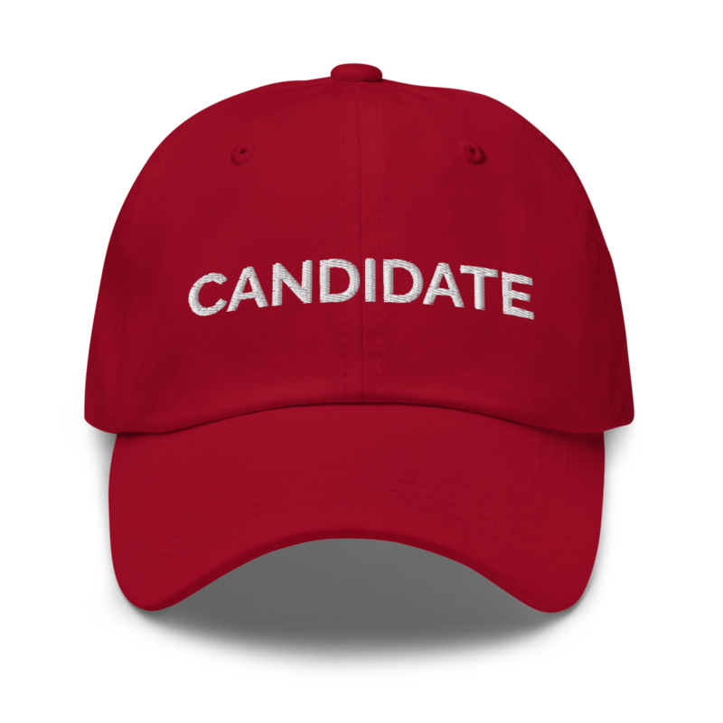 Candidate Hat - Cranberry