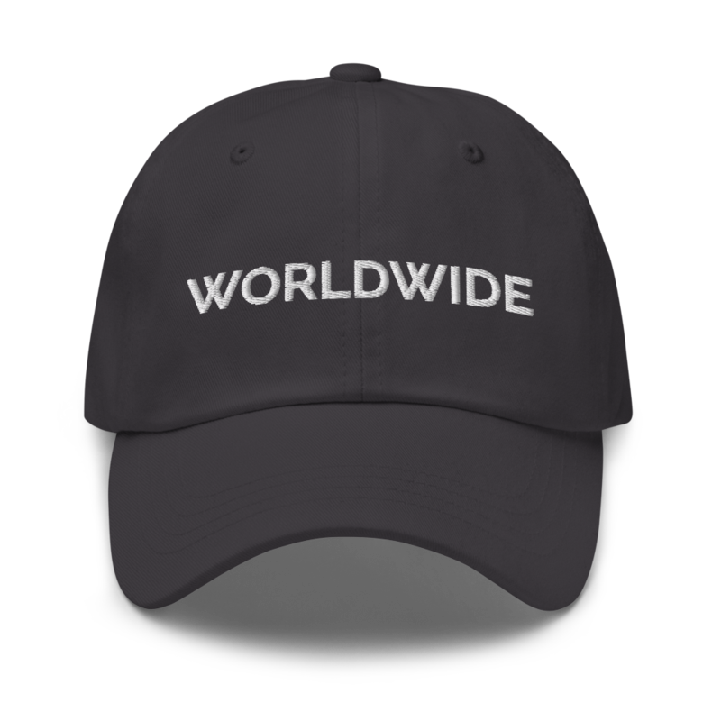 Worldwide Hat - Dark Grey