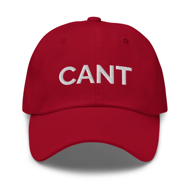 Cant Hat - Cranberry