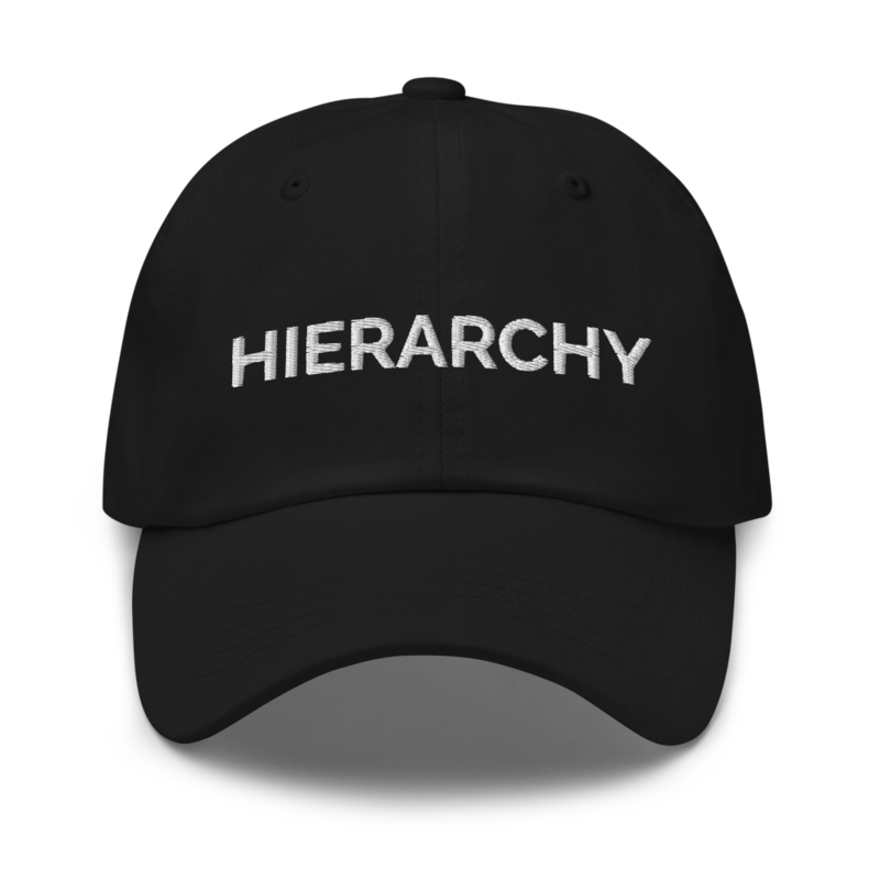 Hierarchy Hat - Black