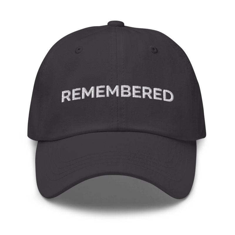 Remembered Hat - Dark Grey