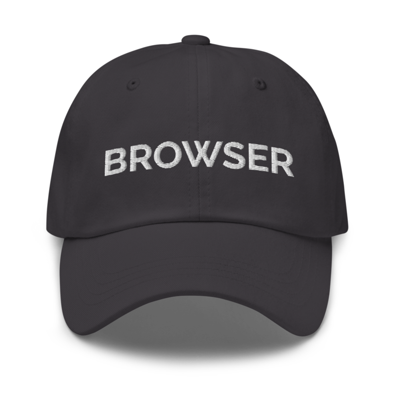 Browser Hat - Dark Grey