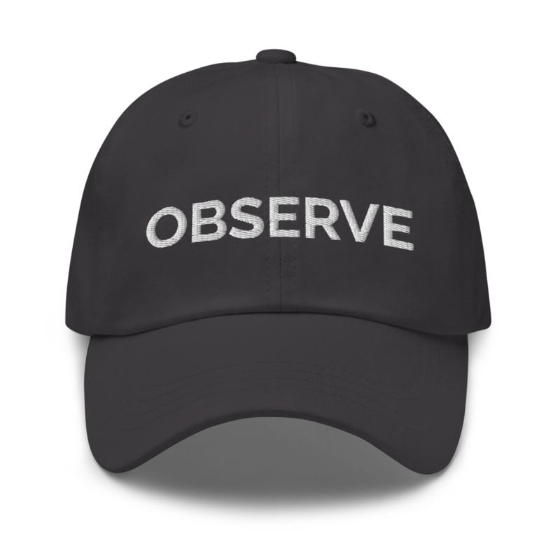 Observe Hat - Dark Grey