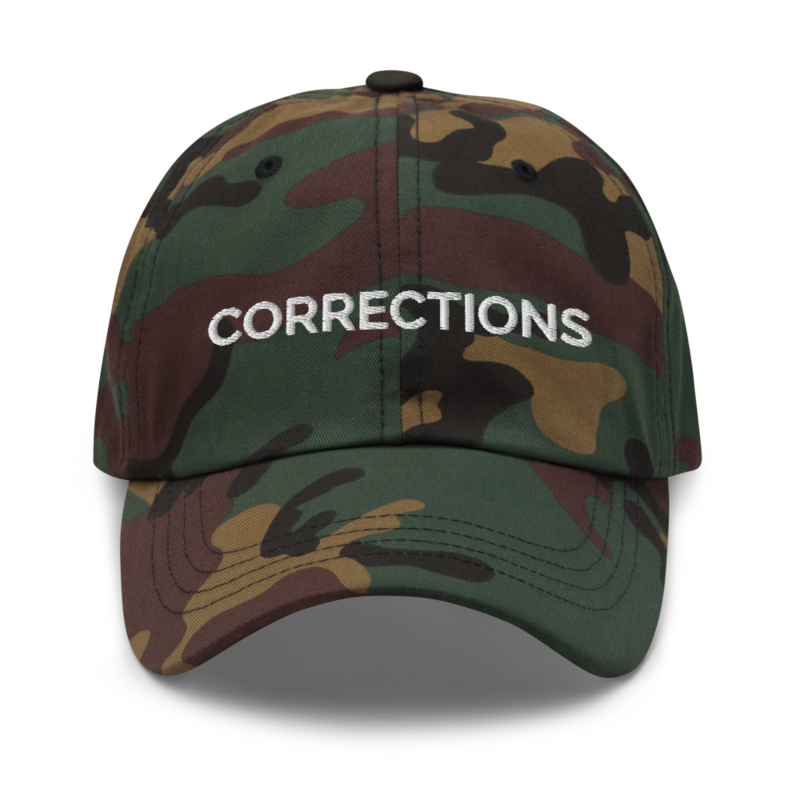 Corrections Hat - Green Camo