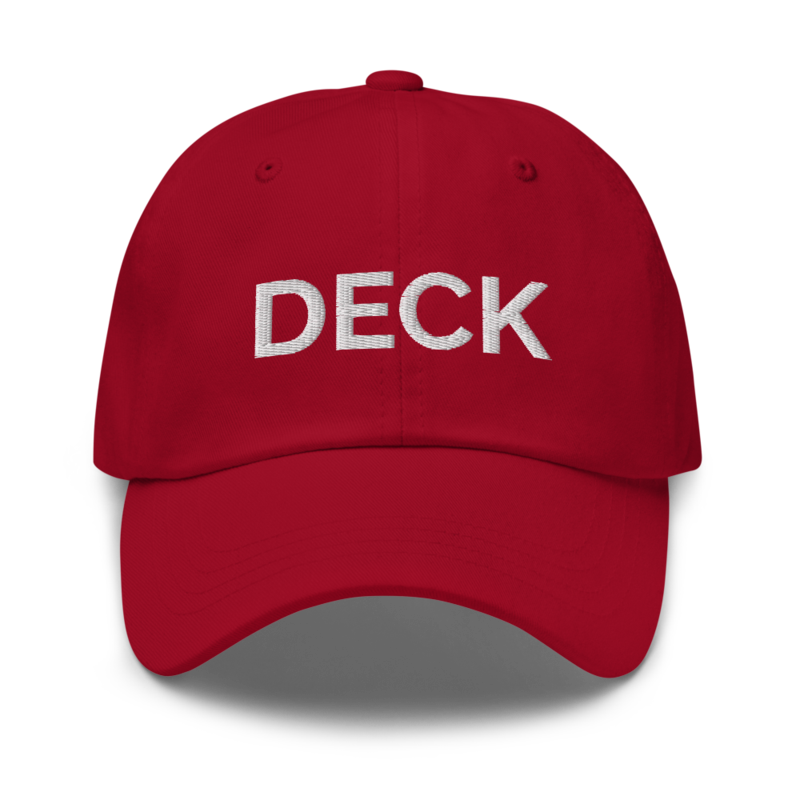 Deck Hat - Cranberry