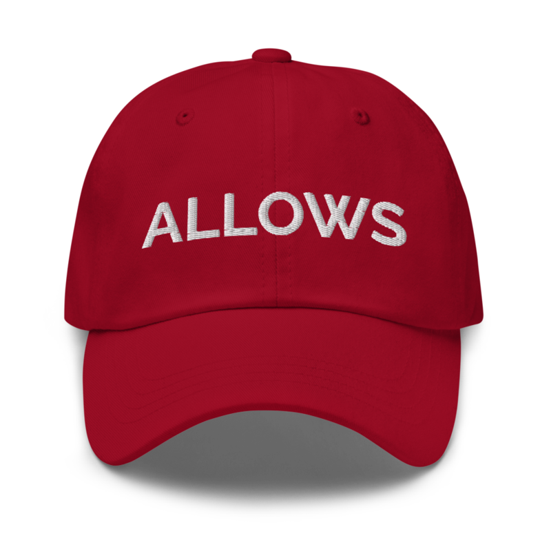 Allows Hat - Cranberry