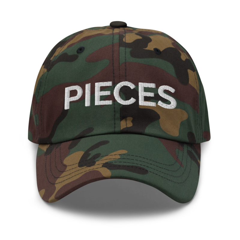Pieces Hat - Green Camo