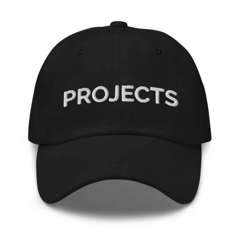 Projects Hat - Black