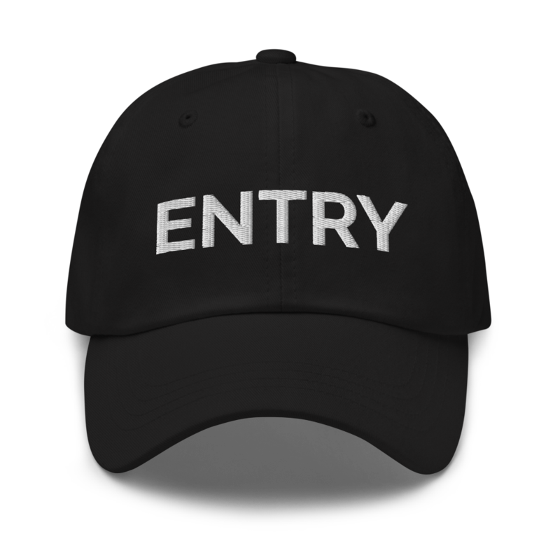 Entry Hat - Black