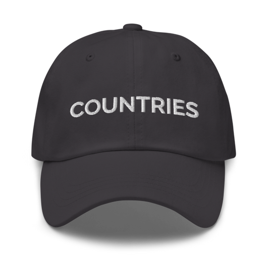 Countries Hat - Dark Grey