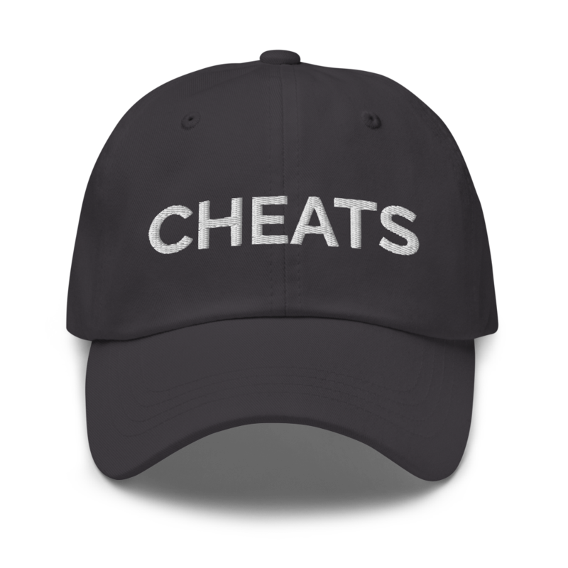 Cheats Hat - Dark Grey