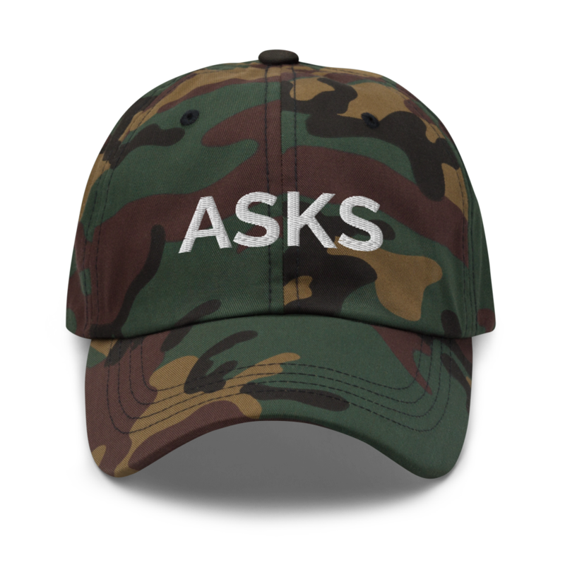Asks Hat - Green Camo