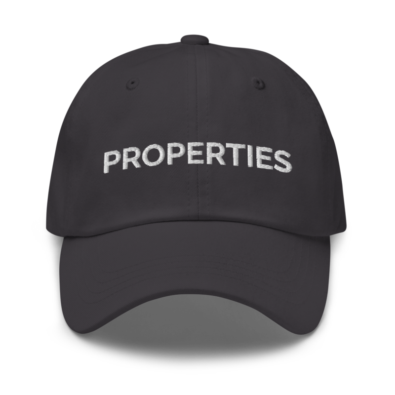 Properties Hat - Dark Grey