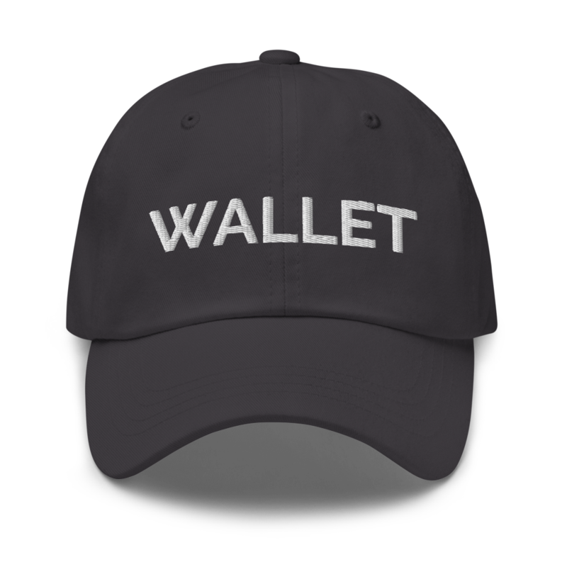 Wallet Hat - Dark Grey