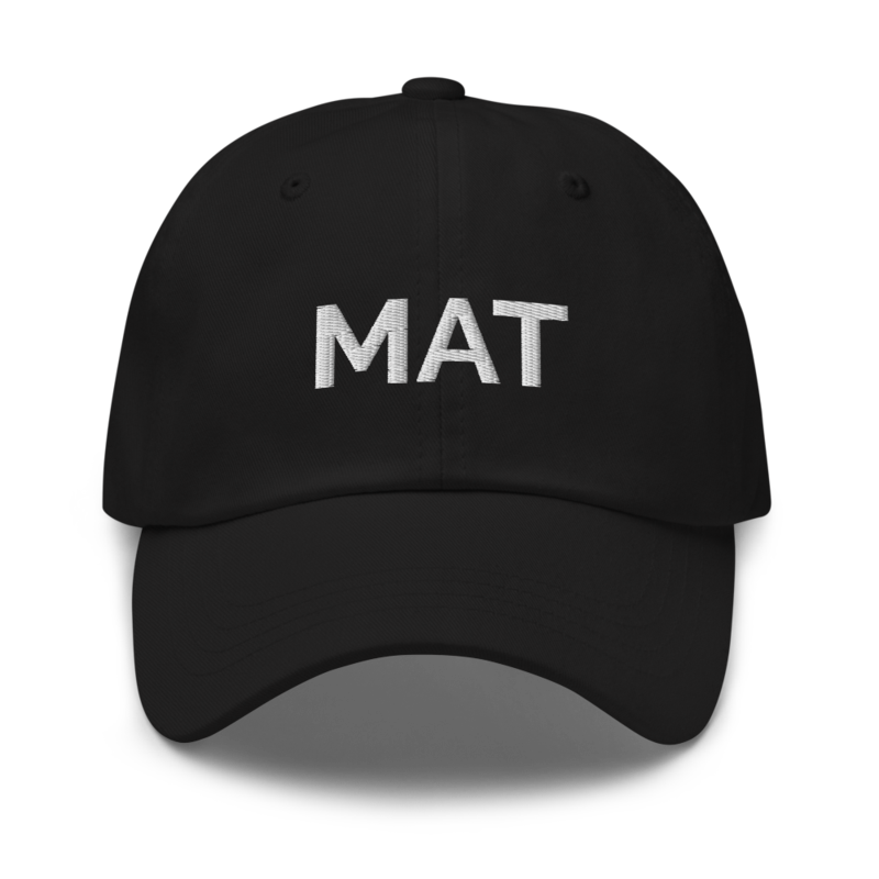 Mat Hat - Black