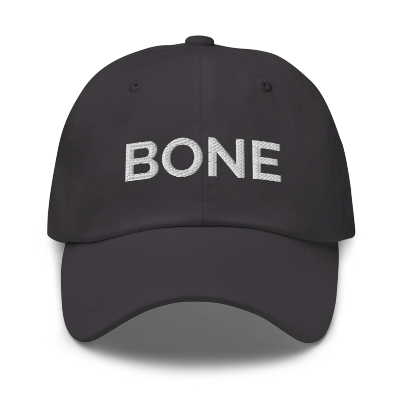 Bone Hat - Dark Grey
