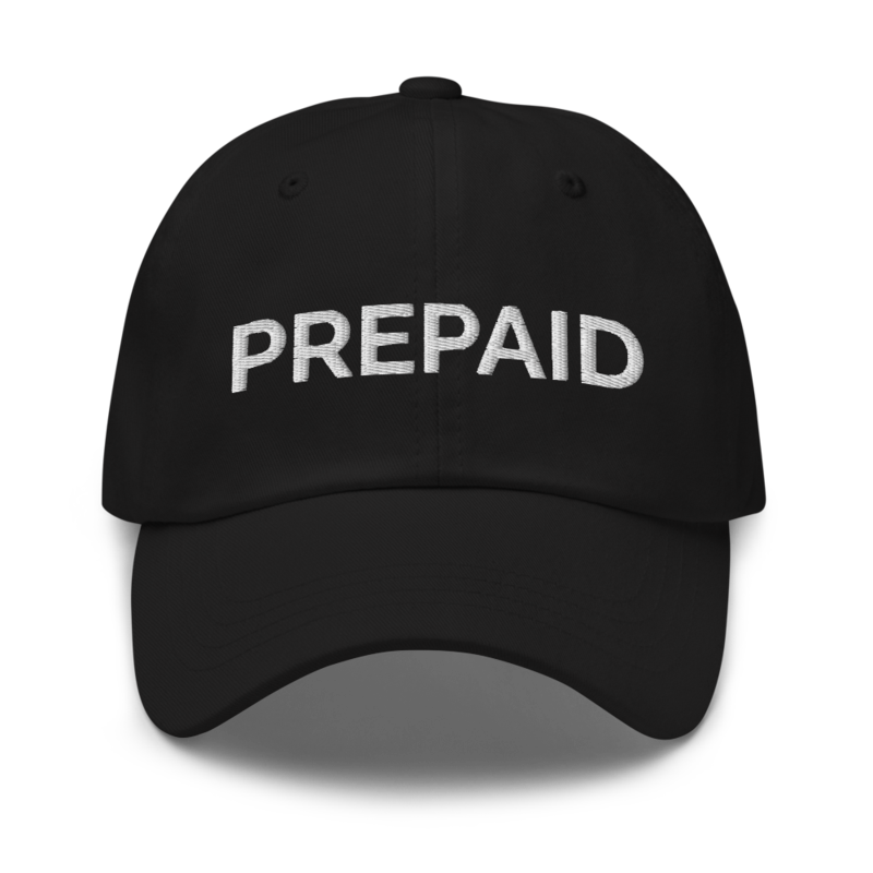 Prepaid Hat - Black