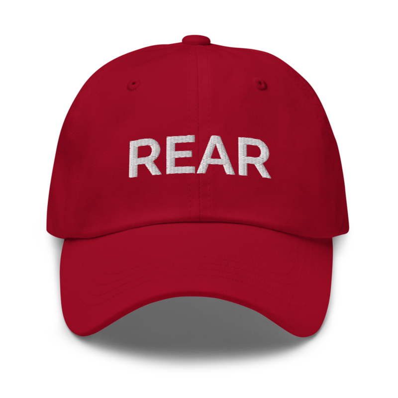 Rear Hat - Cranberry