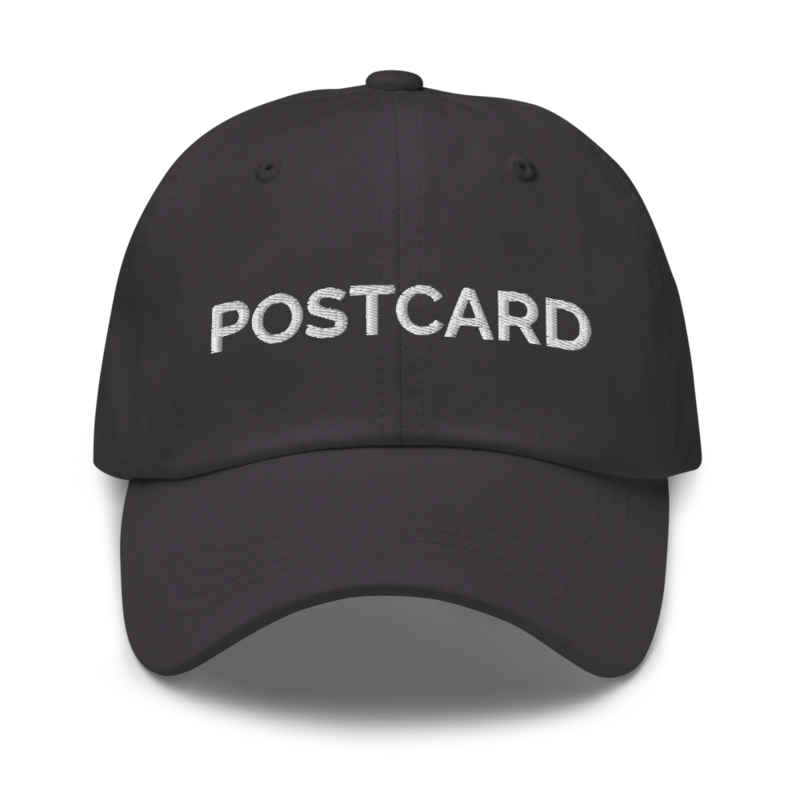 Postcard Hat - Dark Grey