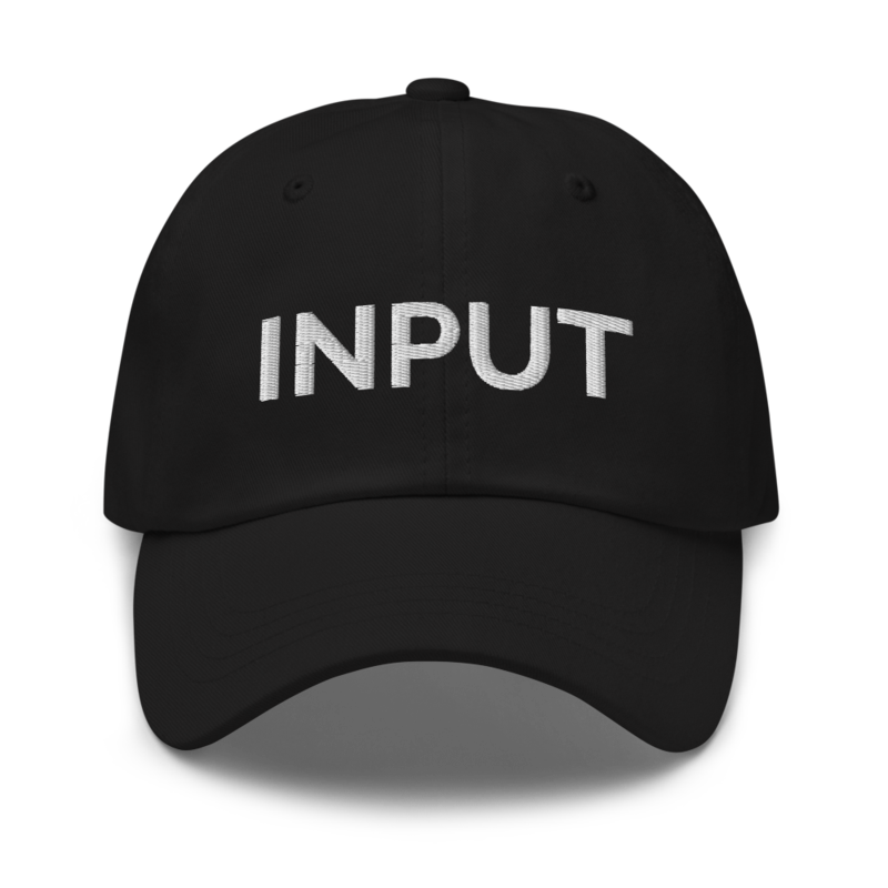 Input Hat - Black