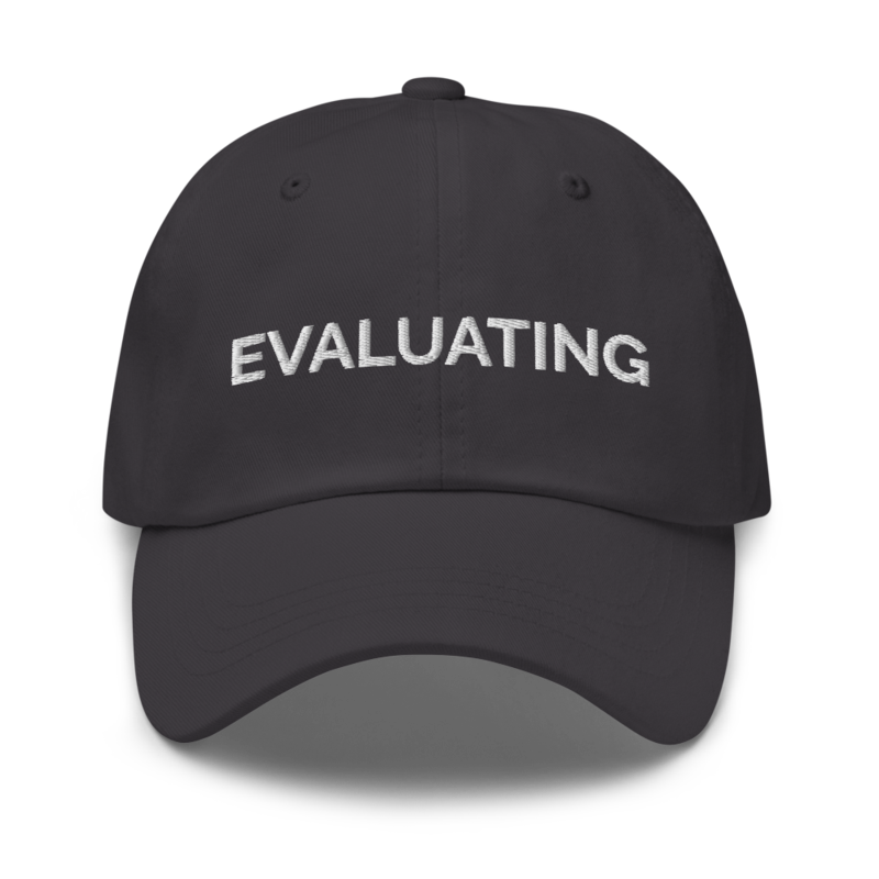Evaluating Hat - Dark Grey