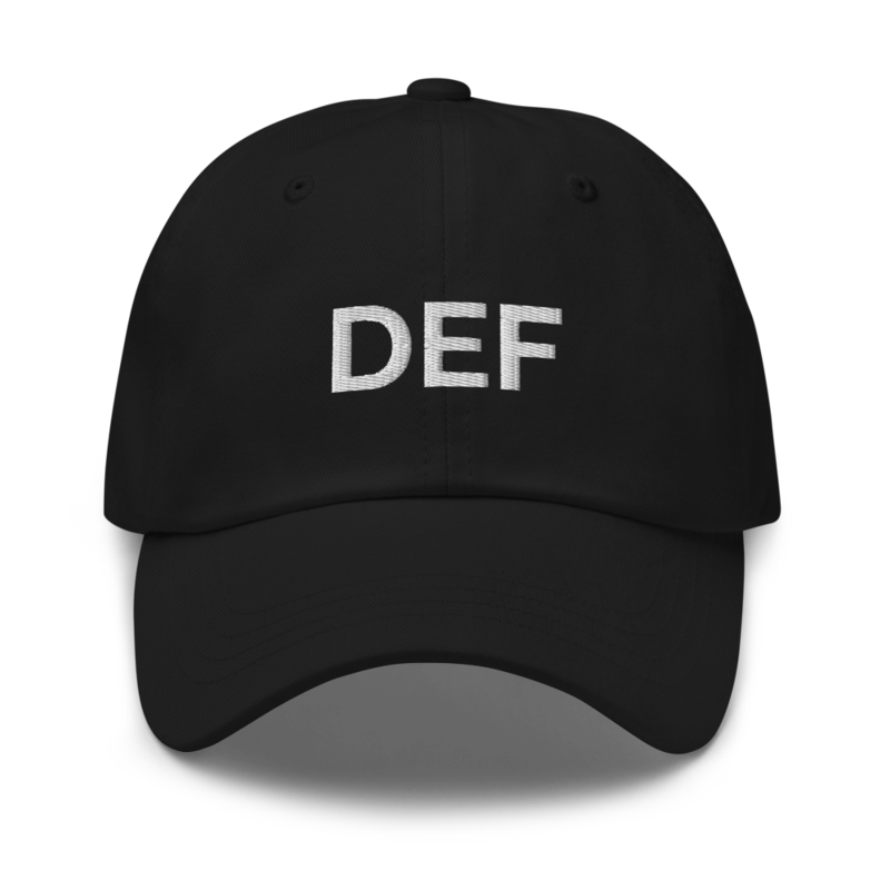 Def Hat - Black