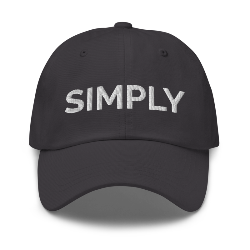 Simply Hat - Dark Grey