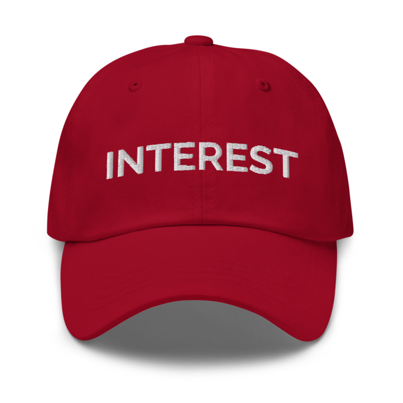 Interest Hat - Cranberry