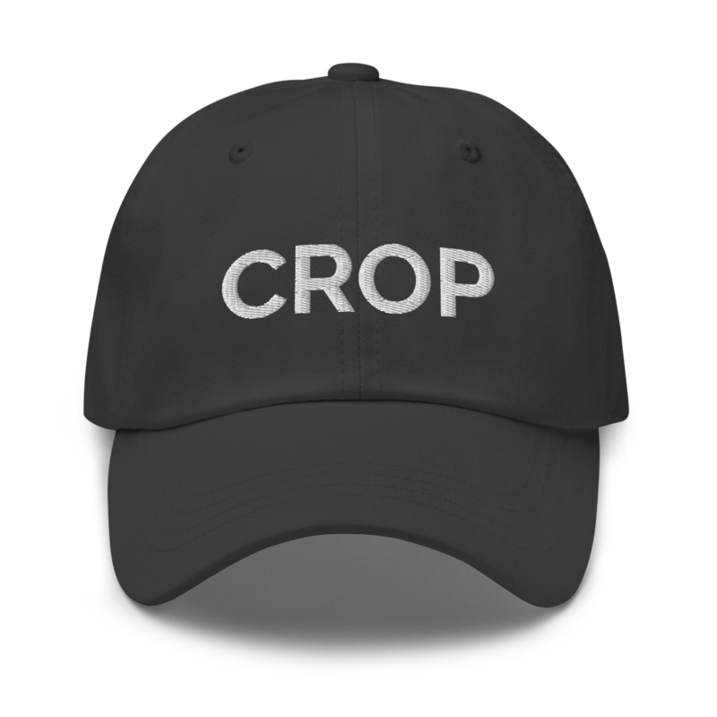 Crop Hat - Dark Grey