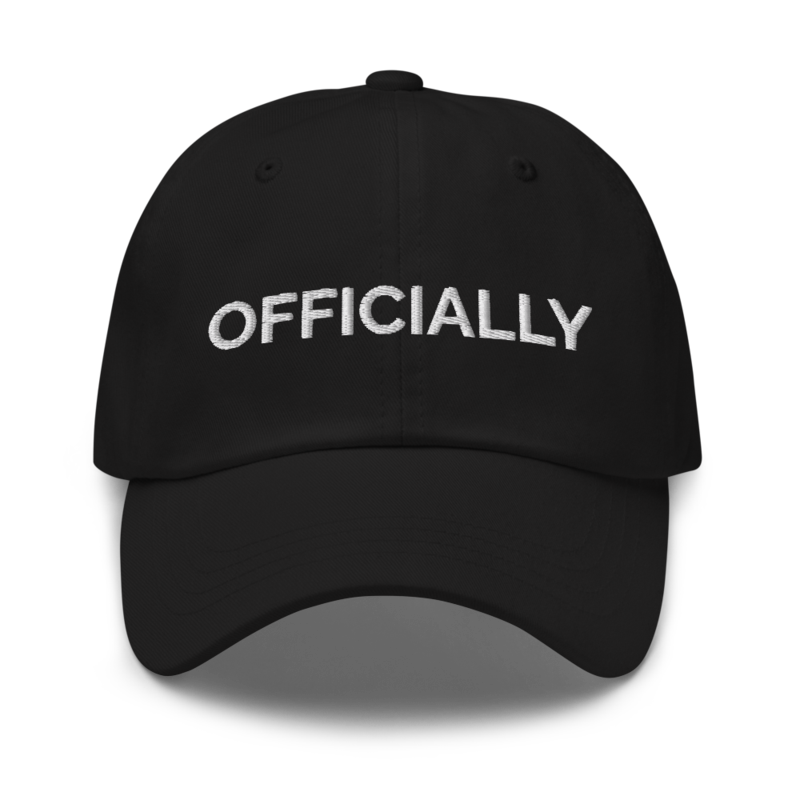 Officially Hat - Black