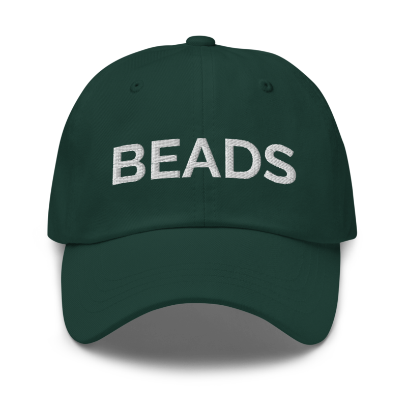 Beads Hat - Spruce
