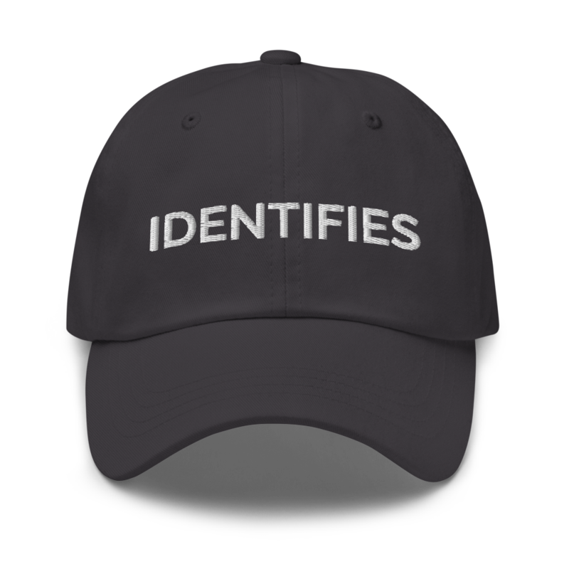 Identifies Hat - Dark Grey