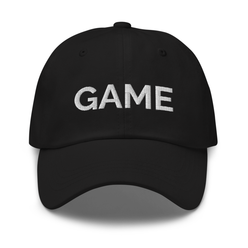 Game Hat - Black