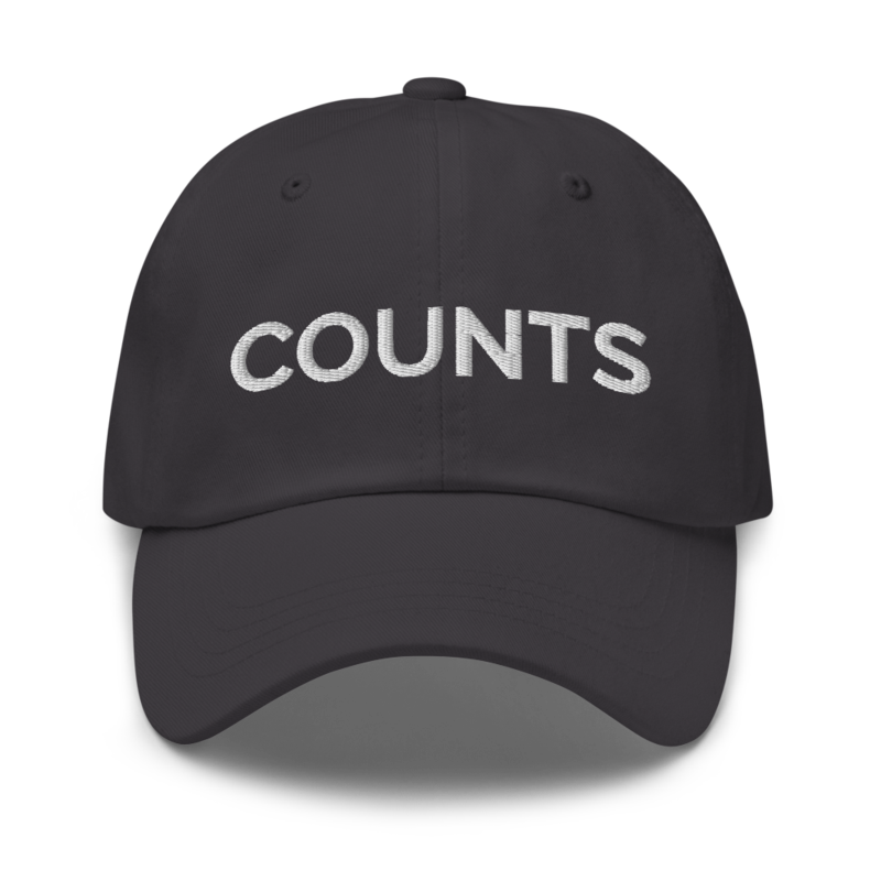 Counts Hat - Dark Grey