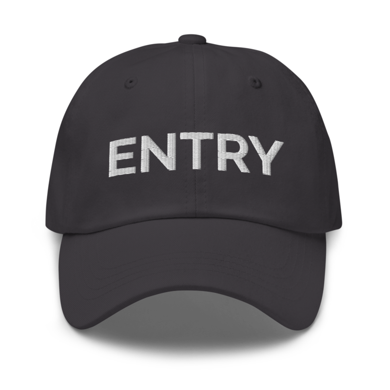 Entry Hat - Dark Grey