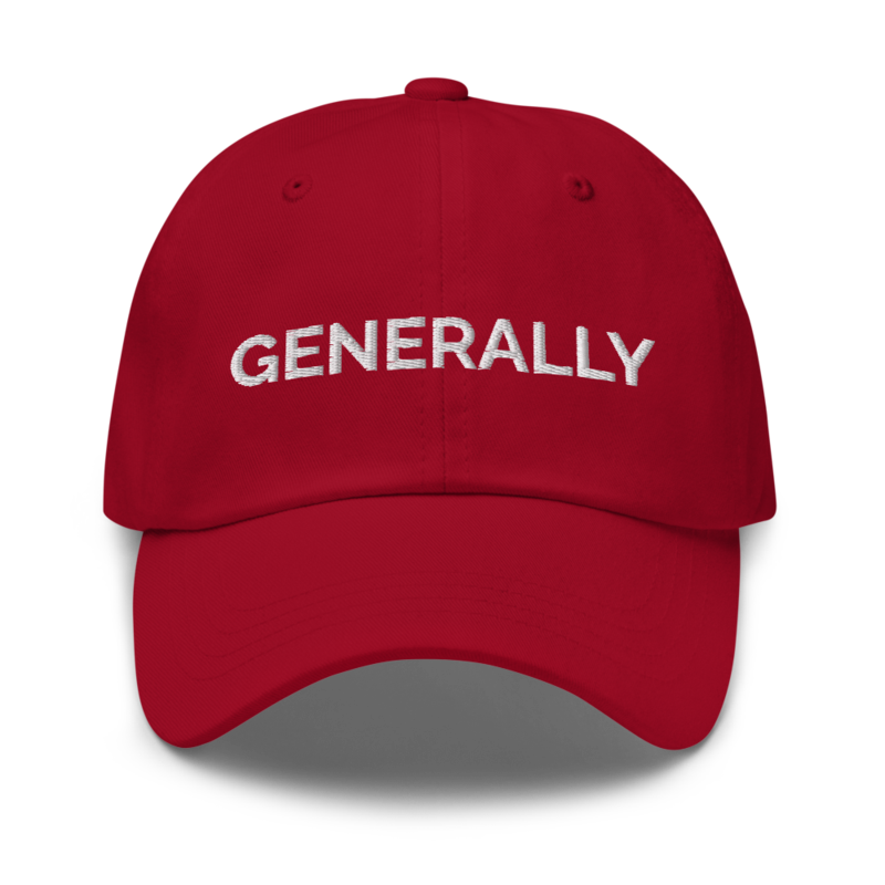 Generally Hat - Cranberry