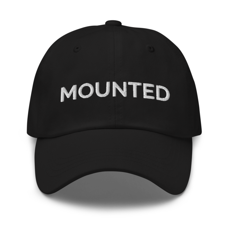 Mounted Hat - Black