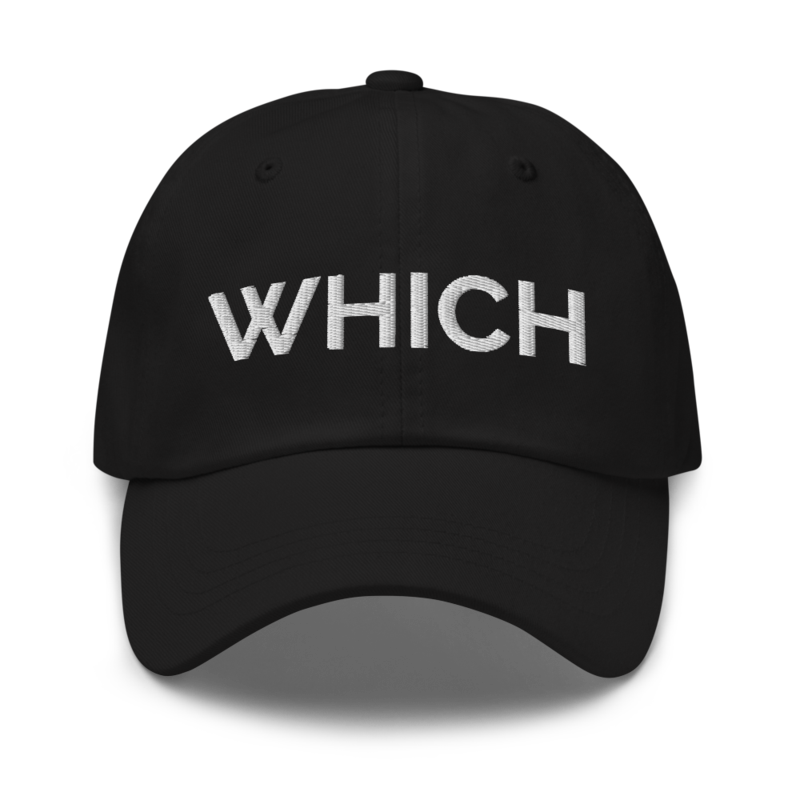 Which Hat - Black