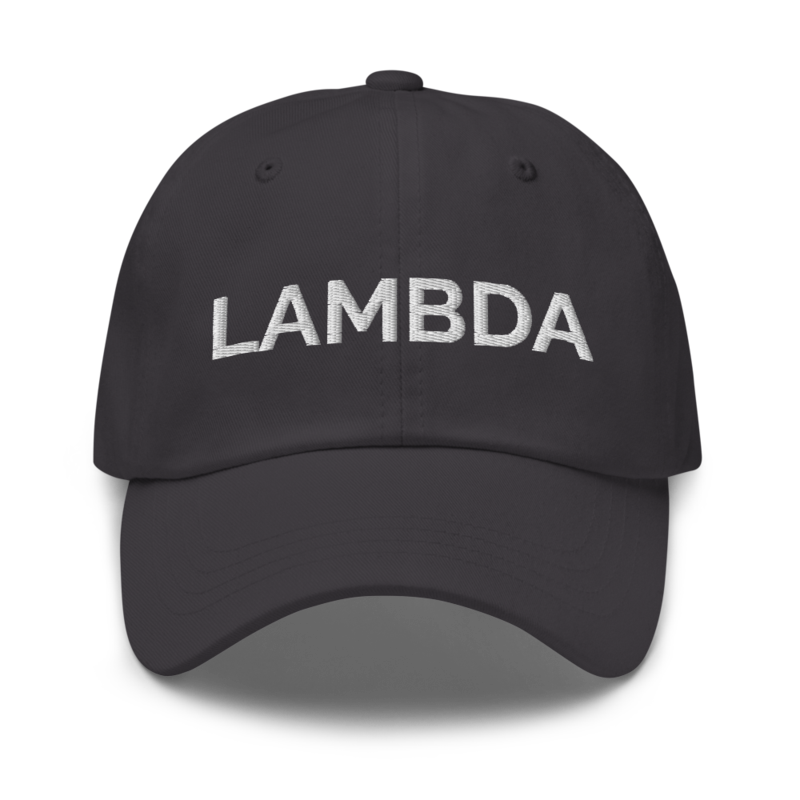 Lambda Hat - Dark Grey