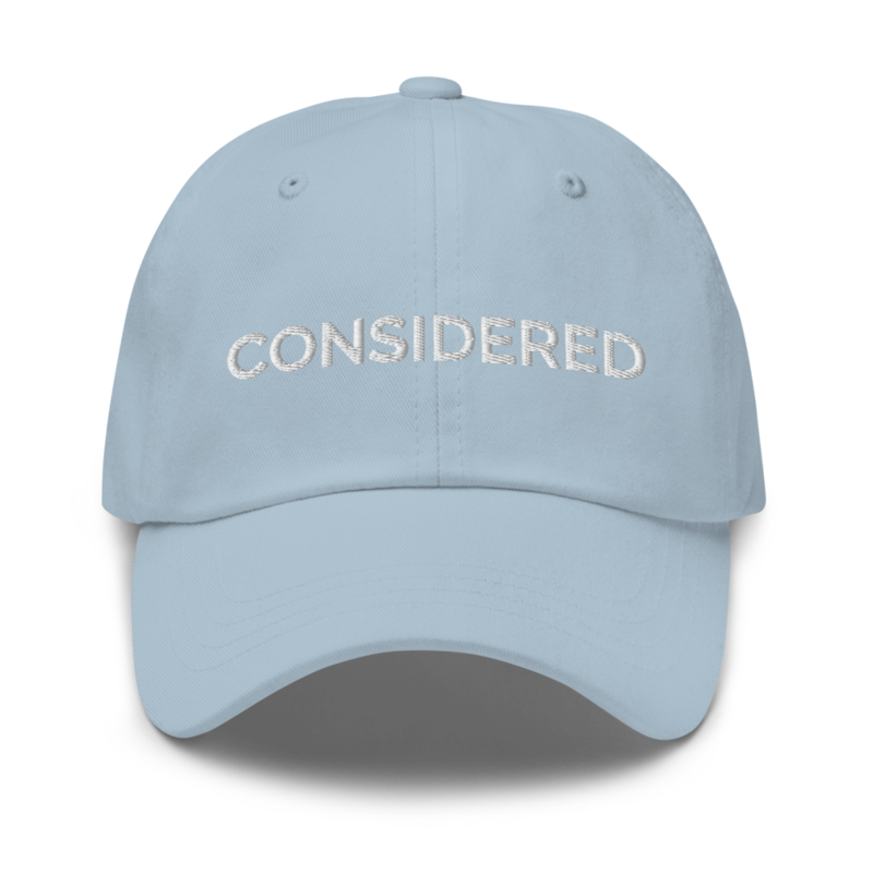 Considered Hat - Light Blue