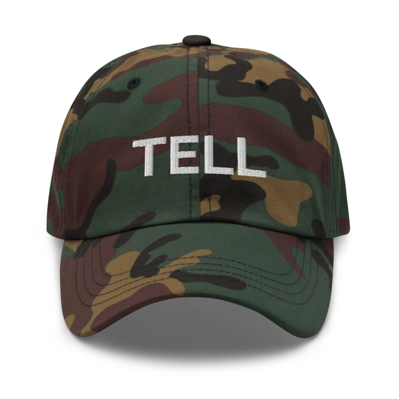 Tell Hat - Green Camo