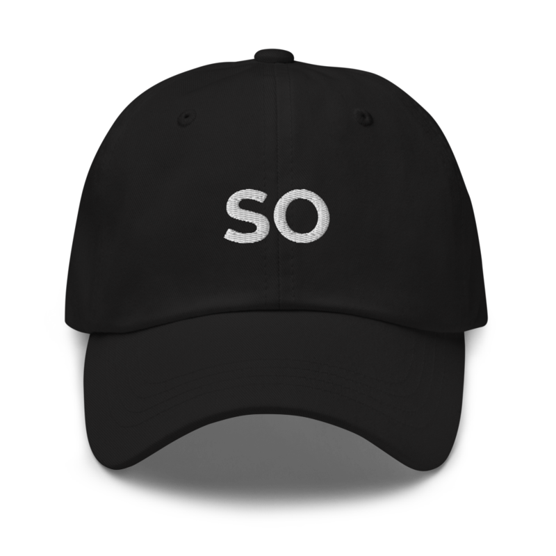 So Hat - Black