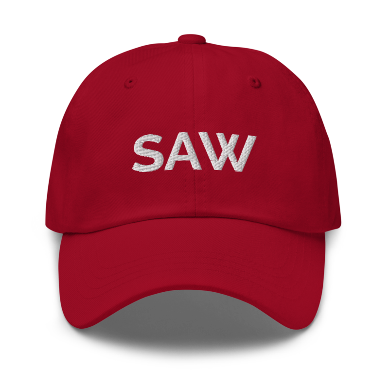 Saw Hat - Cranberry