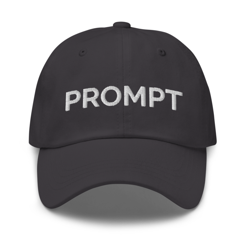 Prompt Hat - Dark Grey