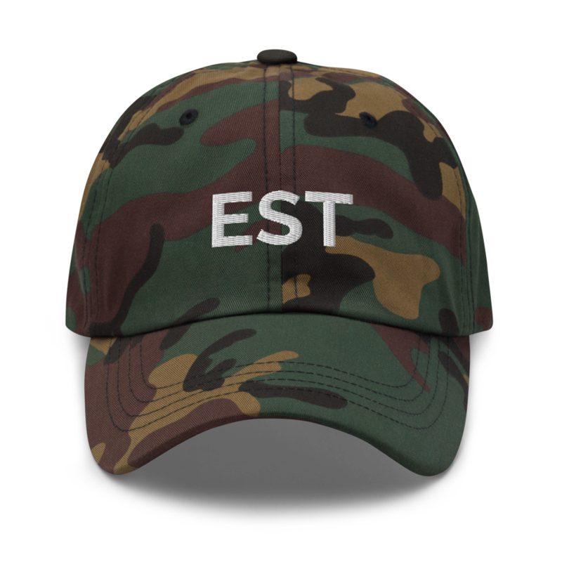 Est Hat - Green Camo