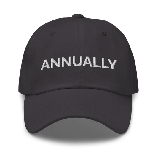 Annually Hat - Dark Grey