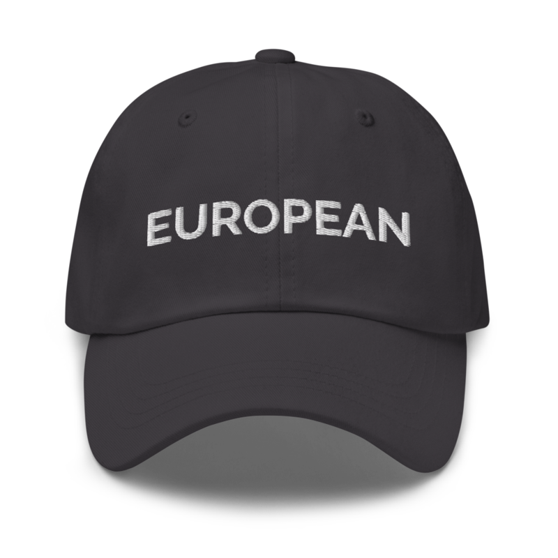 European Hat - Dark Grey