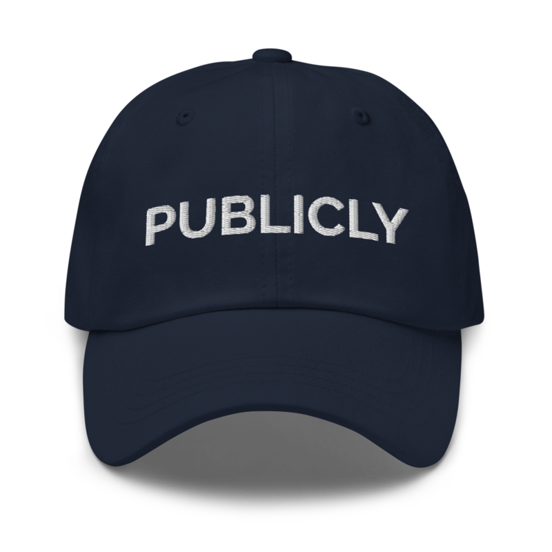 Publicly Hat - Navy