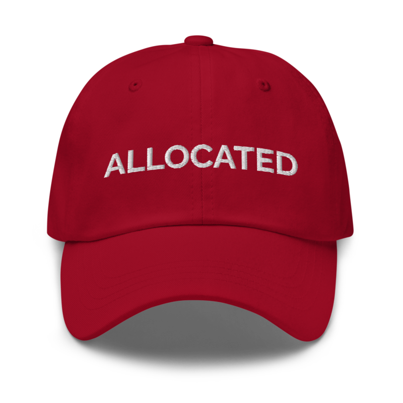 Allocated Hat - Cranberry
